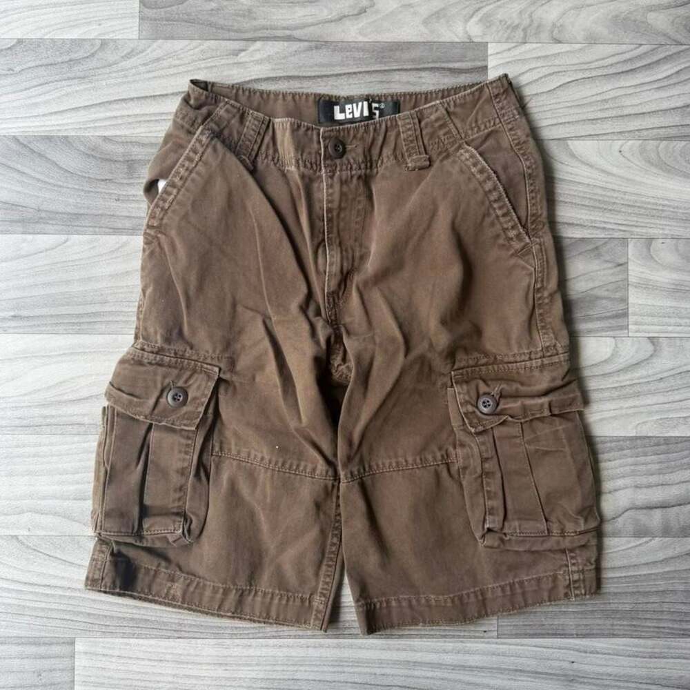 Levi's Vintage Y2K Brown Cargo Shorts Size 12 Regular